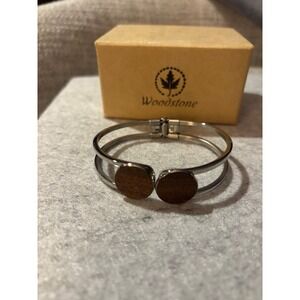 Olivia Walnut Bangle Bracelet